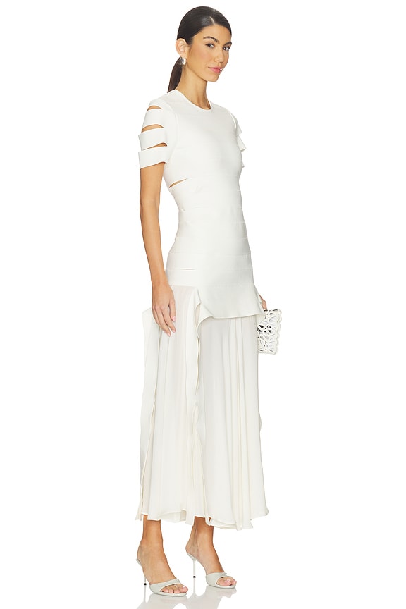 view 2 of 3 MAXI VESTIDO PUNTO LAKEN in Ivory