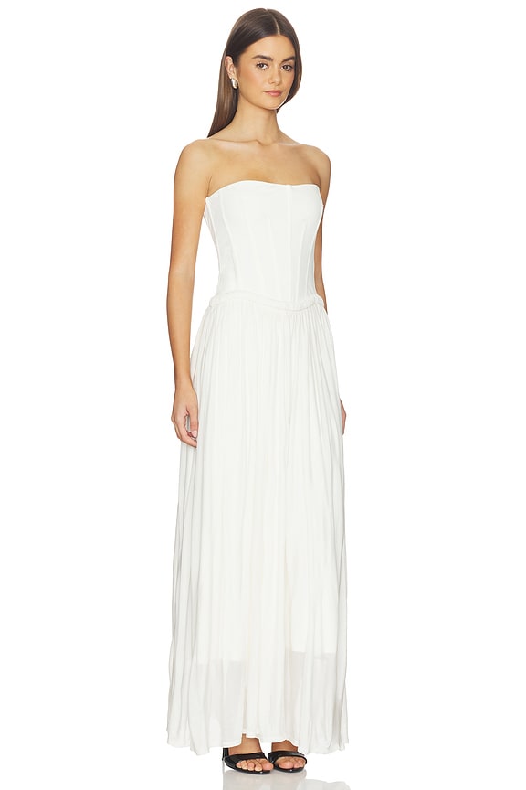 view 2 of 3 Adalys Bustier Dress in Ivory