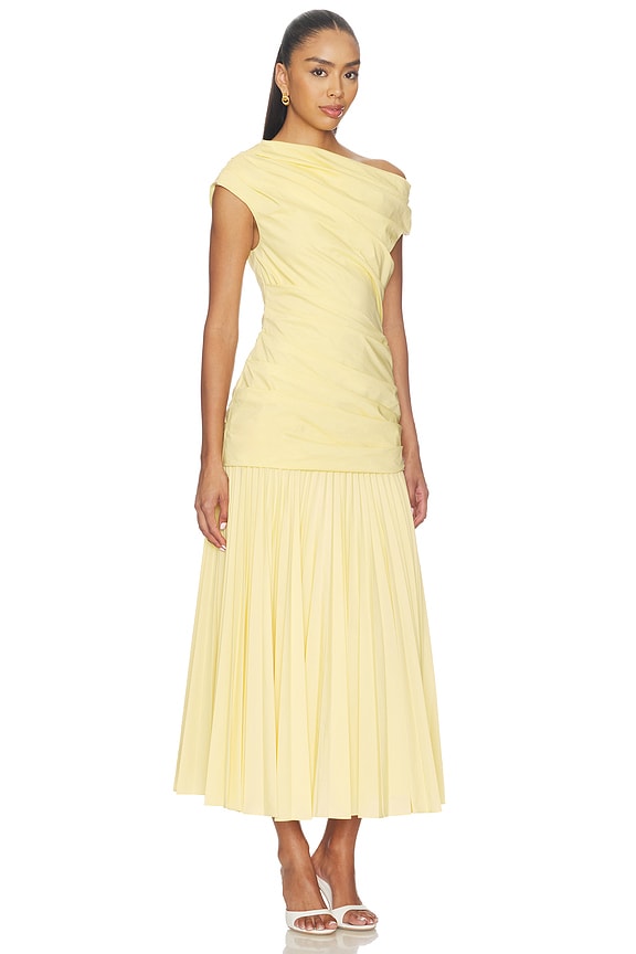 view 2 of 3 VESTIDO MIDI AMMALIE in Golden Haze