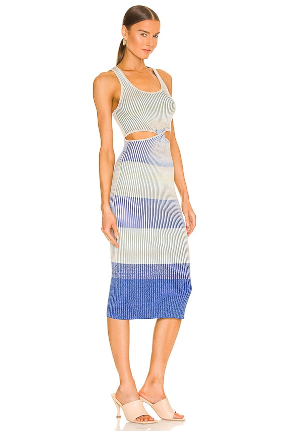 view 2 of 3 VESTIDO COLLEEN in Cobalt Space Dye