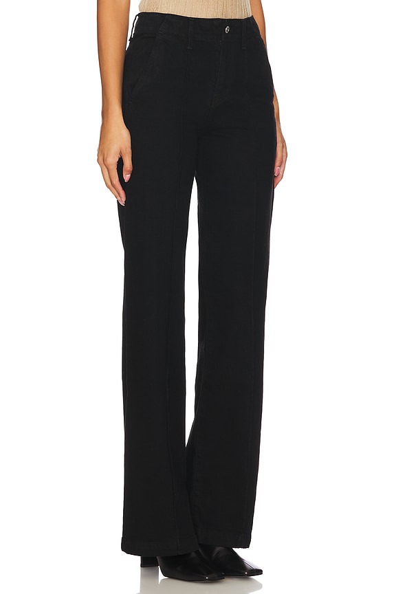 view 2 of 6 Ansel Denim Trouser in Black