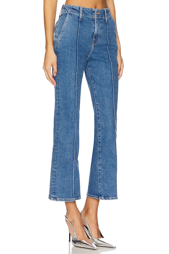 view 2 of 6 ANSEL CROP FLARE クロップフレア in Midnight Wash