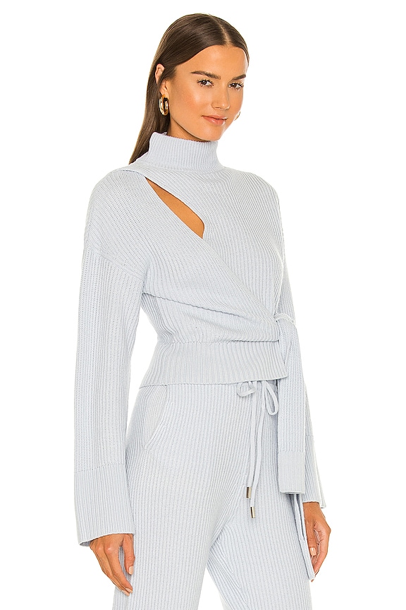 view 2 of 4 Amaris Wrap Sweater in Mist