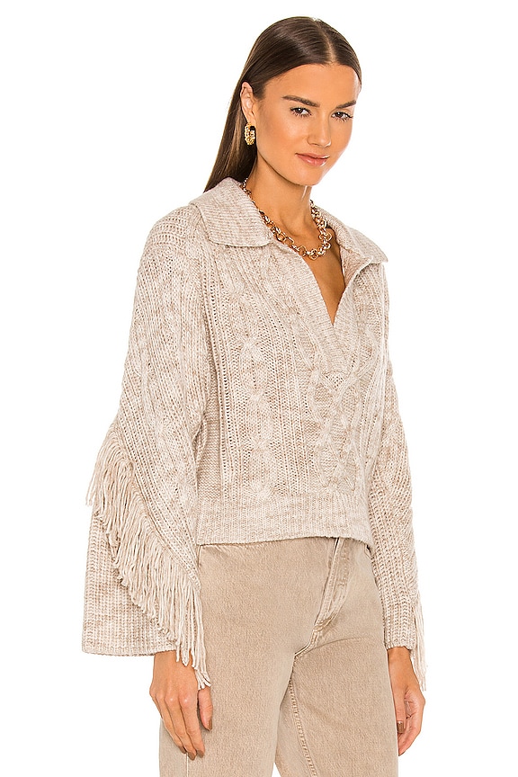 view 2 of 4 СВИТЕР KARA in Tan Melange