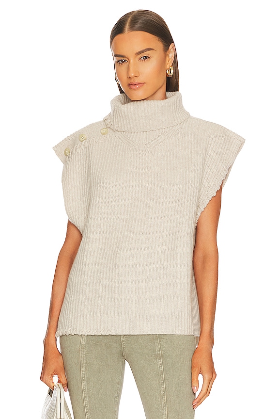 view 1 of 4 Winona Recycled Cashmere Pullover in Sand