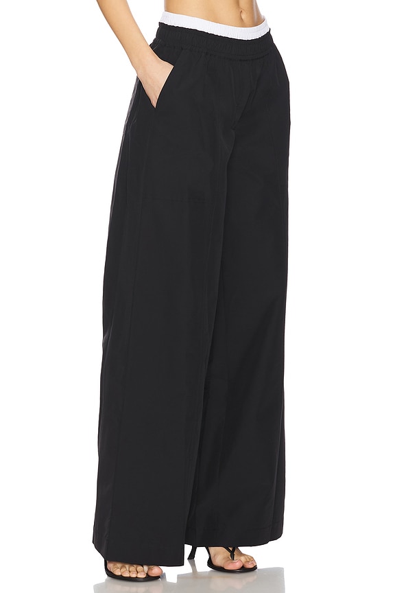 view 2 of 6 Olly Double Waistband Pant in Black Multi
