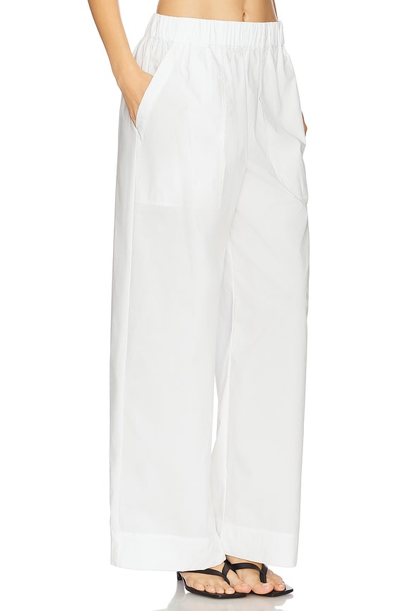 view 2 of 6 Arden Pull On Pant in White