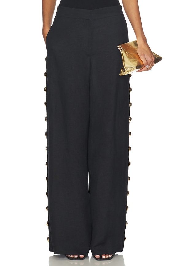 view 2 of 6 Cayman Wide Leg Pant in Black