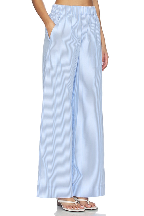 view 2 of 6 PANTALÓN SIN CIERRES ARDEN in Periwinkle Stripe