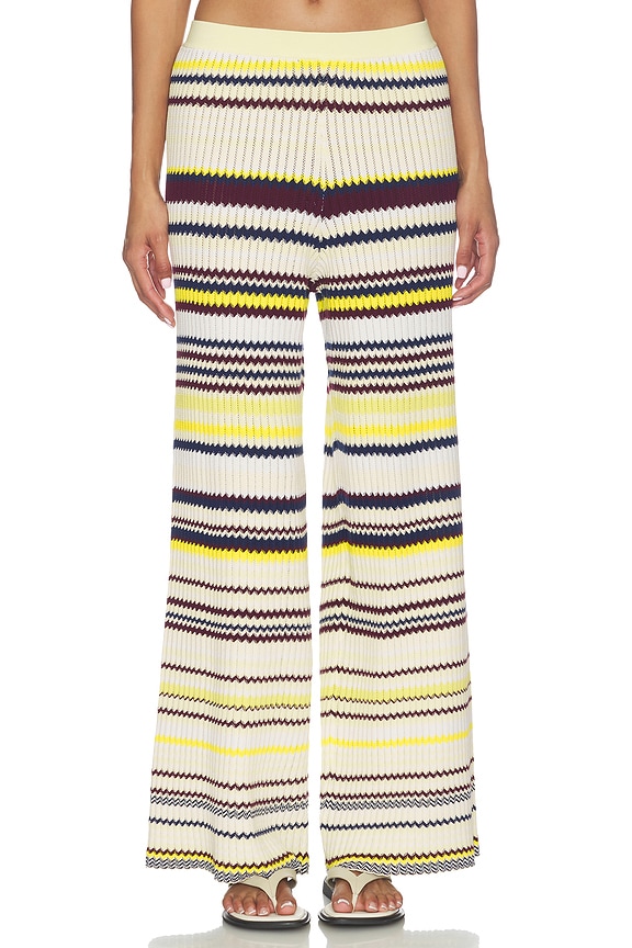 view 1 of 6 PANTALÓN FARRAH in Yolk Multi
