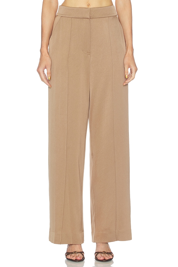view 2 of 7 Kyra Classic Wovens Wide Leg Pant in Ochre