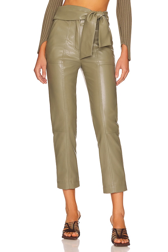 view 1 of 4 PANTALON TESSA in Olivine