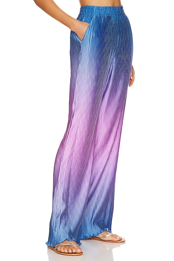 view 2 of 4 Dante Ombre Wide Leg Pant in Sheer Lilac Ombre