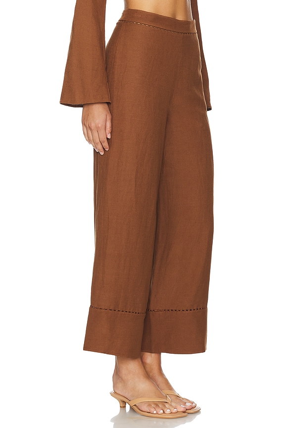 view 2 of 4 Colley Cropped Straight Leg Pant in Bronze