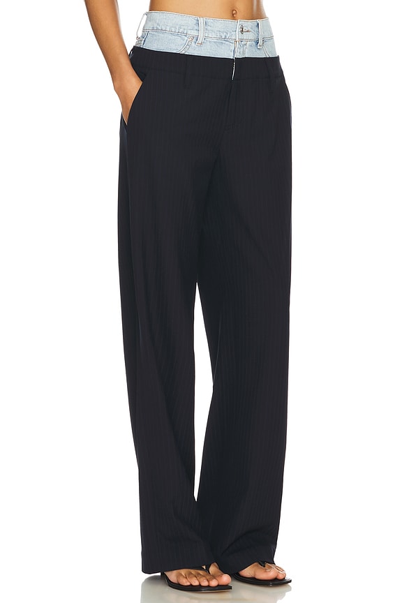 view 2 of 5 PANTALON OPHELIA in Midnight Pinstripe Multi