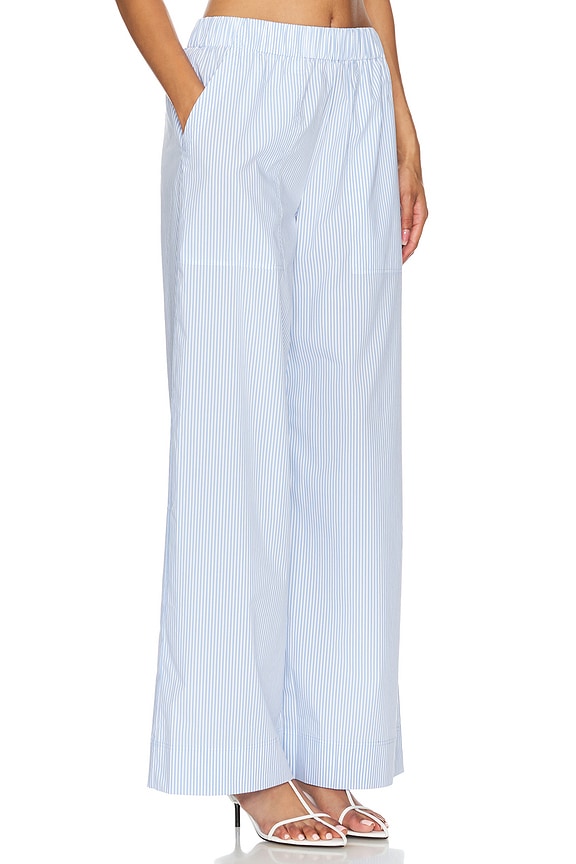 view 2 of 5 Arden Pull On Pant in Classic Blue Stripe