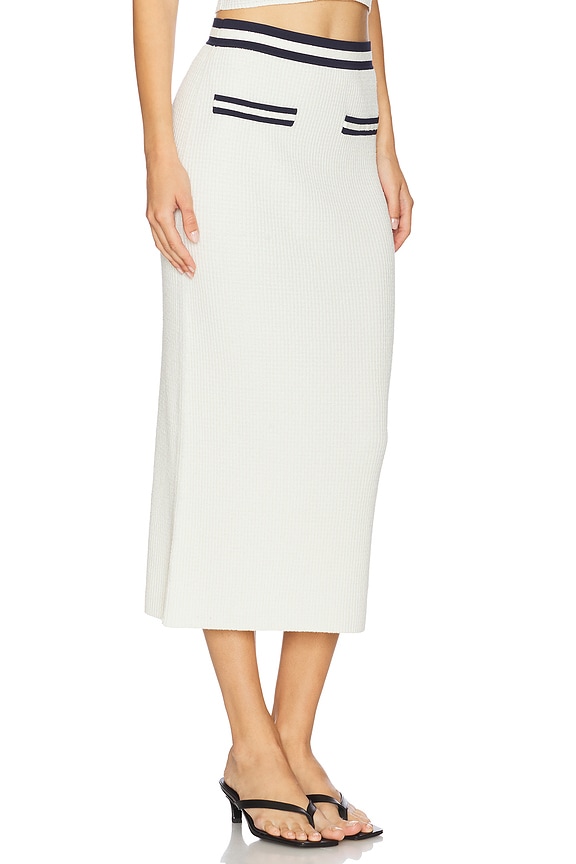 view 2 of 6 JUPE MIDI PAGE in Ivory Multi