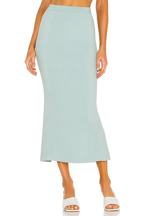 view 1 of 4 Brooklynn Kni Skirt in Salt Water