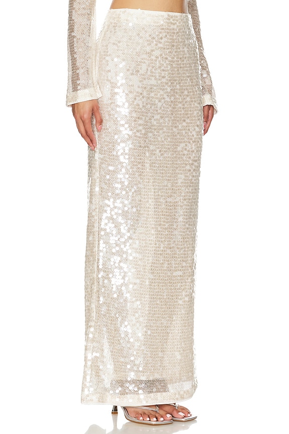 view 2 of 5 Numi Pencil Skirt in Champagne