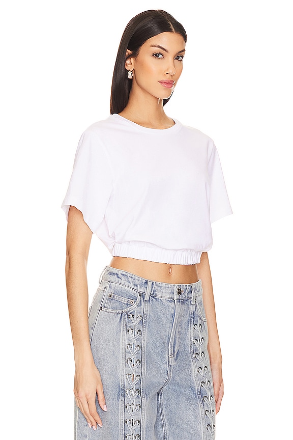 view 2 of 4 Jojo Cropped Tee in White