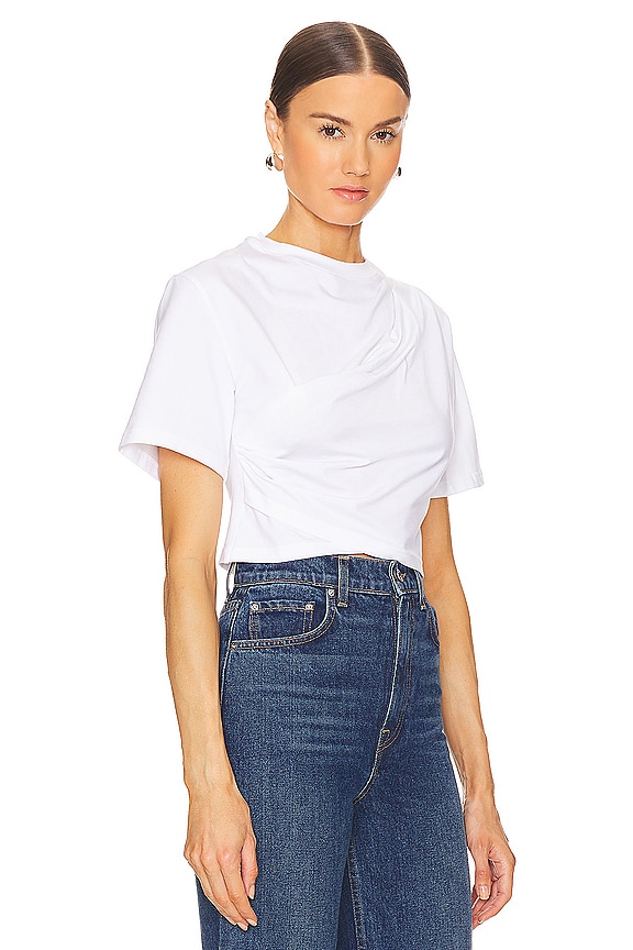 view 2 of 4 Maven Draped Top in White