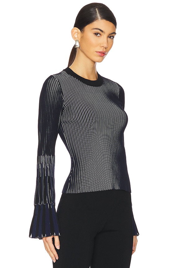 view 2 of 5 Aris Long Sleeve Top in Midnight Multi