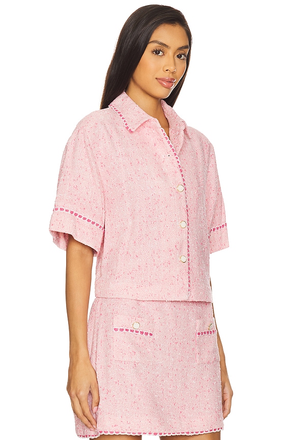 view 2 of 5 KHLOE 버튼 다운 in Berry Multi