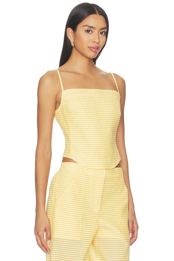 view 2 of 5 Lenora Bustier Top in Mango