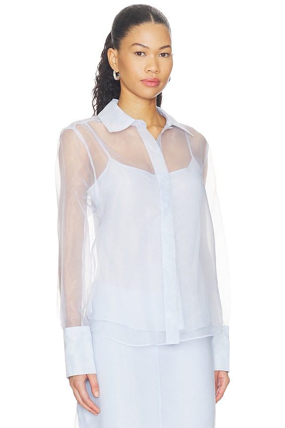 view 2 of 4 T-SHIRT MANCHES LONGUES LOEN  in Periwinkle Sky