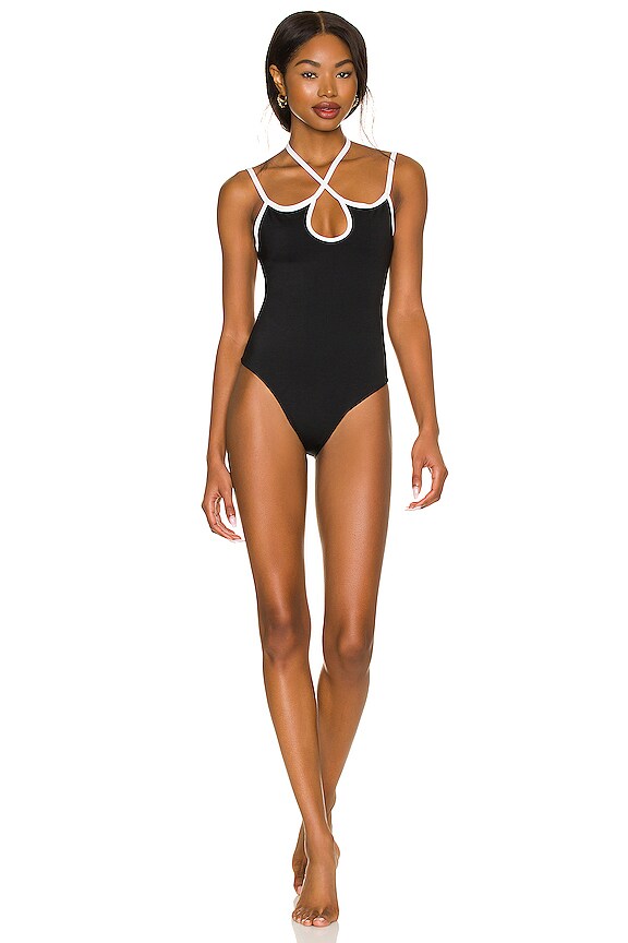 view 1 of 3 Kimika One Piece in Black