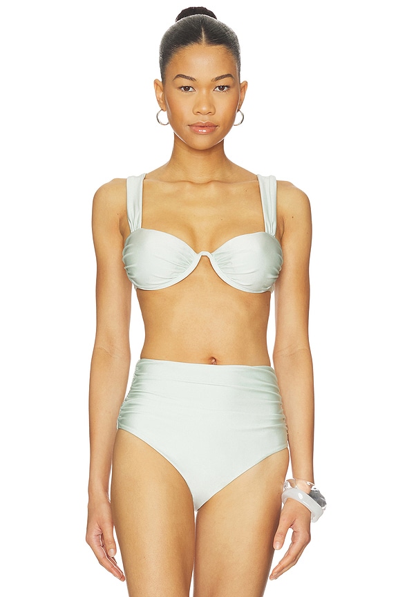 view 1 of 4 Anniston Bikini Top in Mint