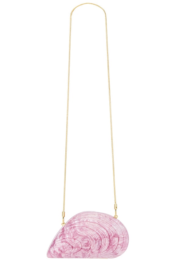 view 2 of 5 Bridget Pearl Oyster Clutch in Petal