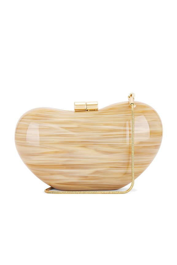 view 2 of 5 POCHETTE HORN SHADOW in Ivory