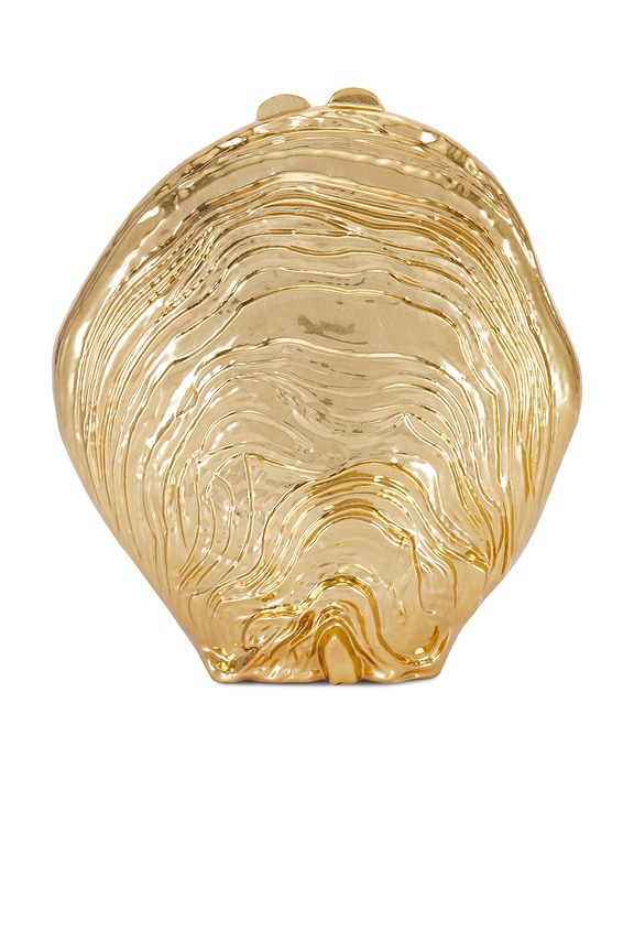 view 2 of 5 GIDGET 쉘 클러치 in Gold