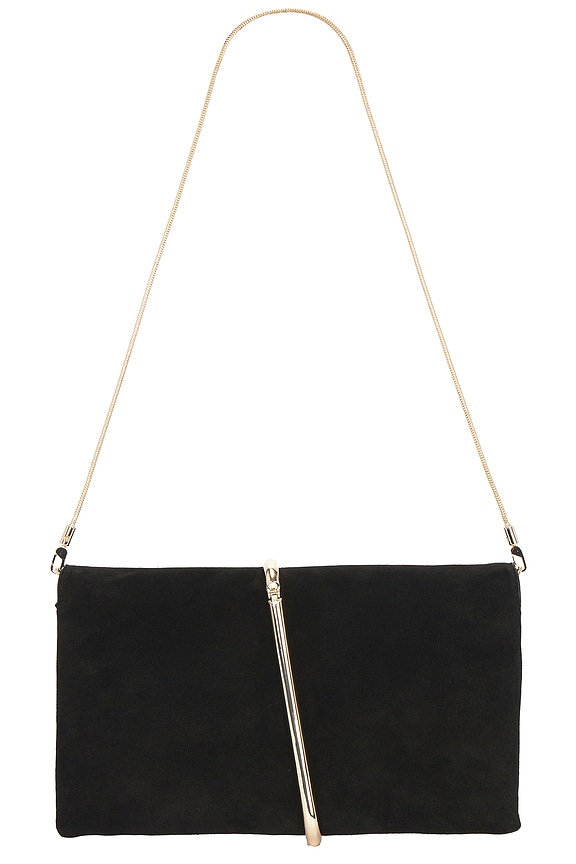 view 2 of 4 Amaya Suede Clutch in Black