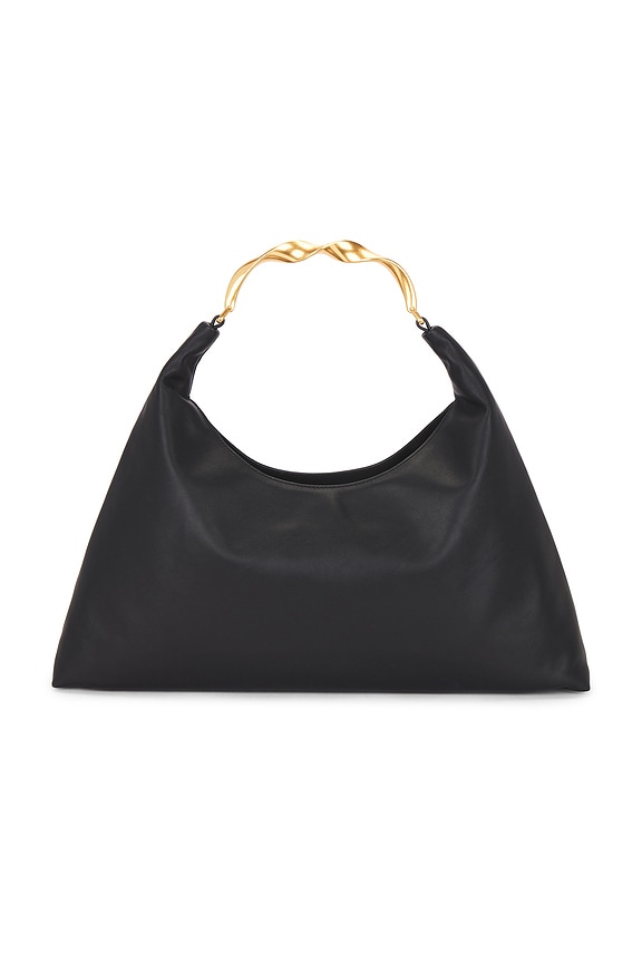 view 2 of 5 Twist Handle Hobo Bag in Black