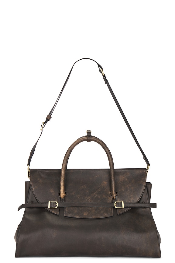 view 1 of 6 River Weekend Bag in Distressed Chocolate