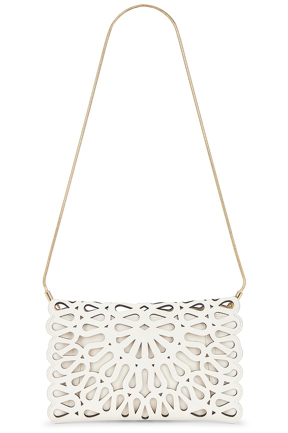 view 2 of 6 Mccall Laser Cut Clutch in Cream