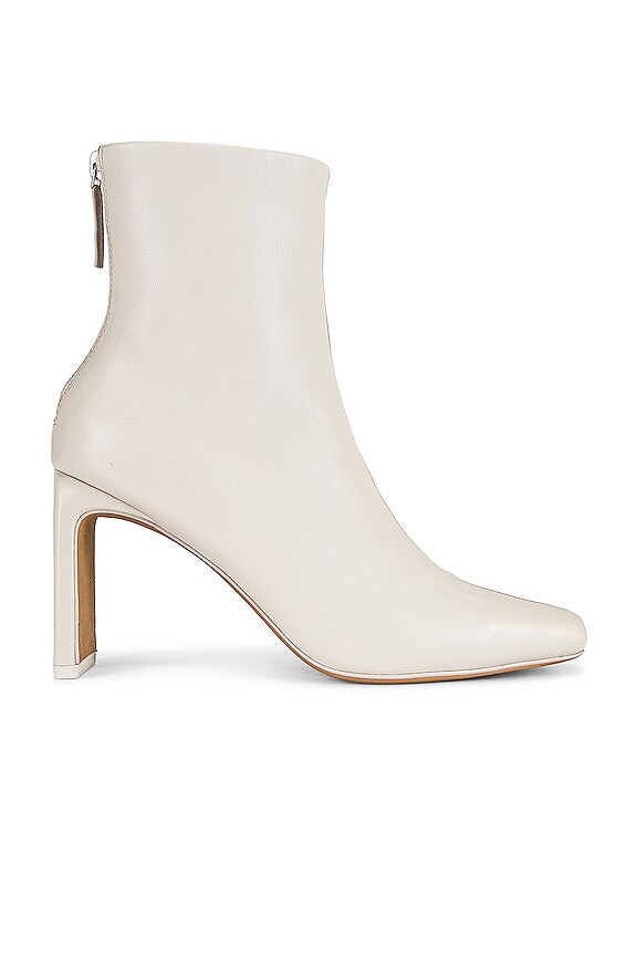 view 2 of 5 Kelsey Square Toe Heeled Boot in Egret & Tan