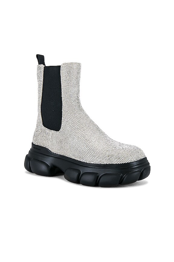 view 2 of 5 Sid Crystal Lug Sole Boot in Clear