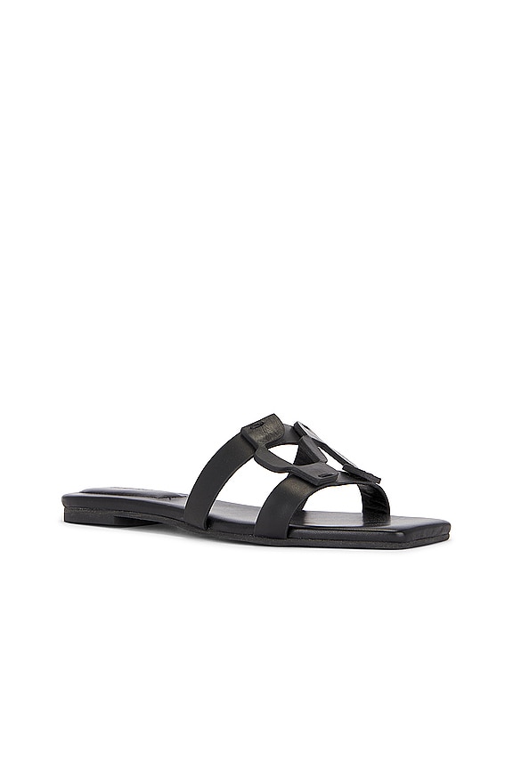 view 2 of 5 Simkhai Monogram Flat Slide in Black