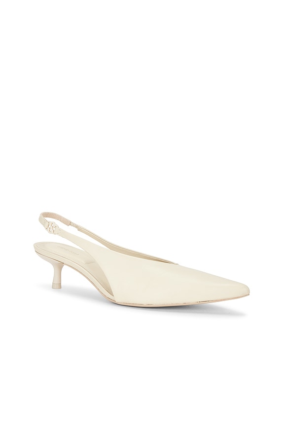 view 2 of 5 Sylvie Slingback Kitten Heel in Sand