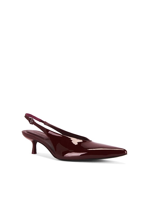 view 2 of 5 Sylvie Slingback Heel in Cranberry