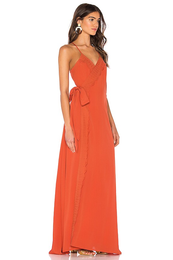 view 2 of 3 Tell Me Baby Maxi Dress in Dirty Apricot