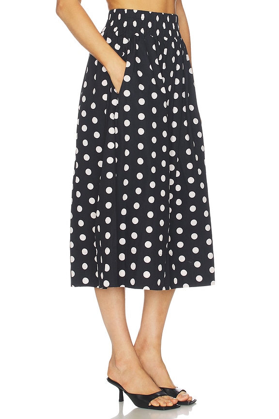 view 2 of 6 FALDA MIDI LIV in Polka Dot Noir