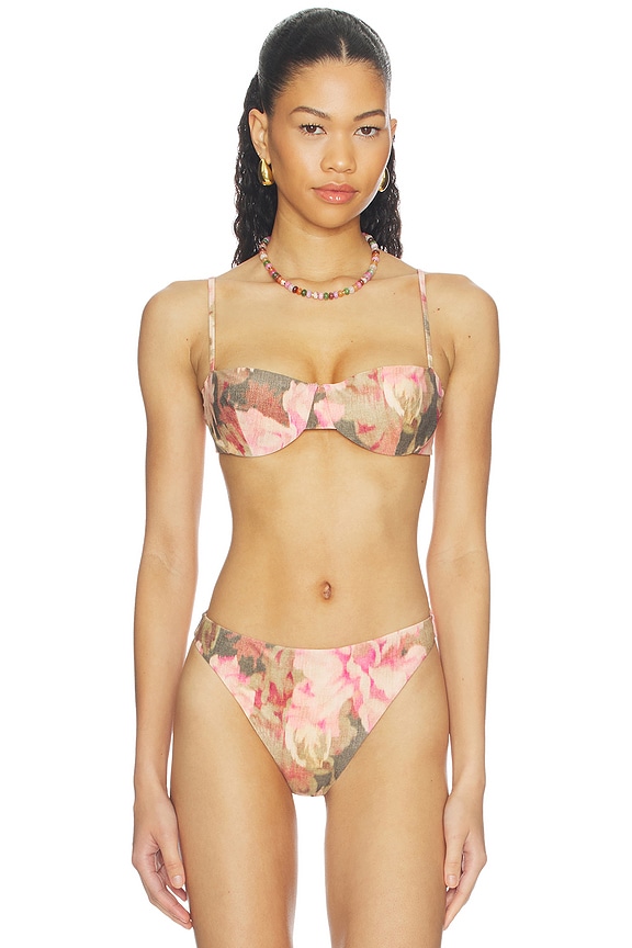 view 1 of 5 HAUT DE MAILLOT DE BAIN BUSTIER INGRID in Heirloom Rose