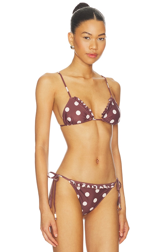 view 2 of 4 Kenny Top in Brown Polka Dot