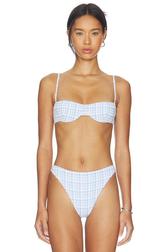 view 1 of 5 TOP BIKINI INGRID in Birdie Plaid