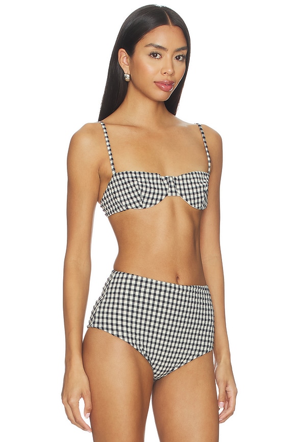 view 2 of 5 TOP BIKINI INGRID in Tuxedo Plaid