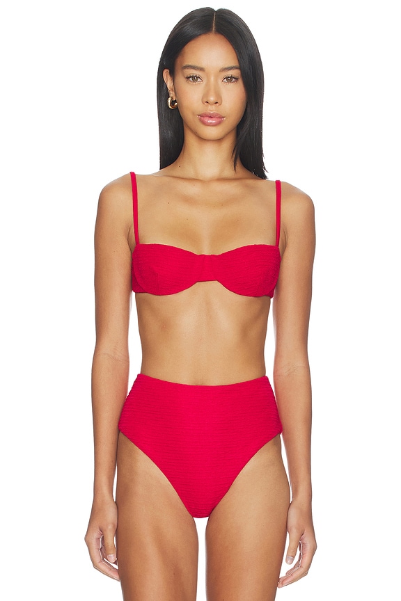 view 1 of 5 Ingrid Top in Raspberry